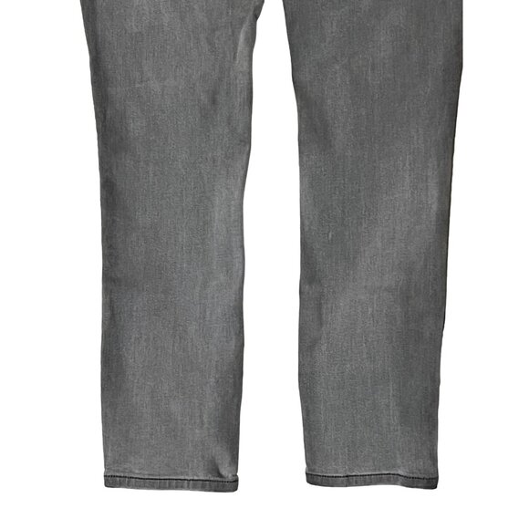 Peace Love World Women's Grey Straight Leg Jeans Size US-4 Cotton Blend Goth - Picture 6 of 10